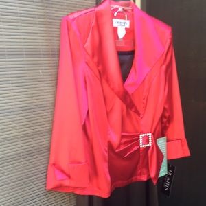 NWT Sz 12 Satiny jacket top  with Long Skirt